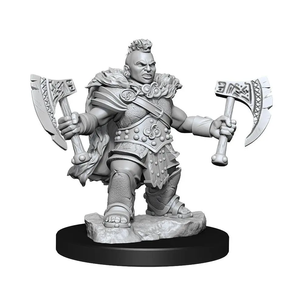 Dungeons &amp; Dragons Frameworks Miniature Model Kit Dwarf Barbarian Female product photo