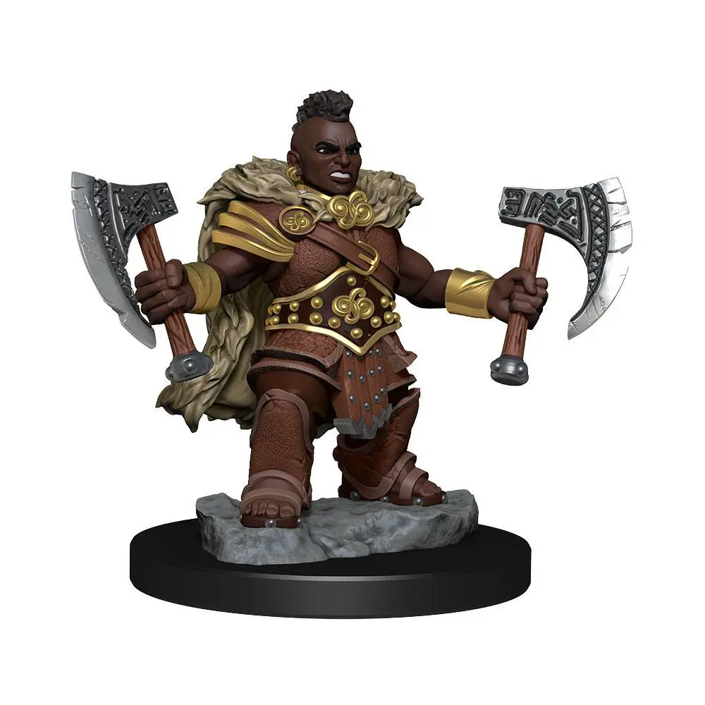 Dungeons &amp; Dragons Frameworks Miniature Model Kit Dwarf Barbarian Female product photo