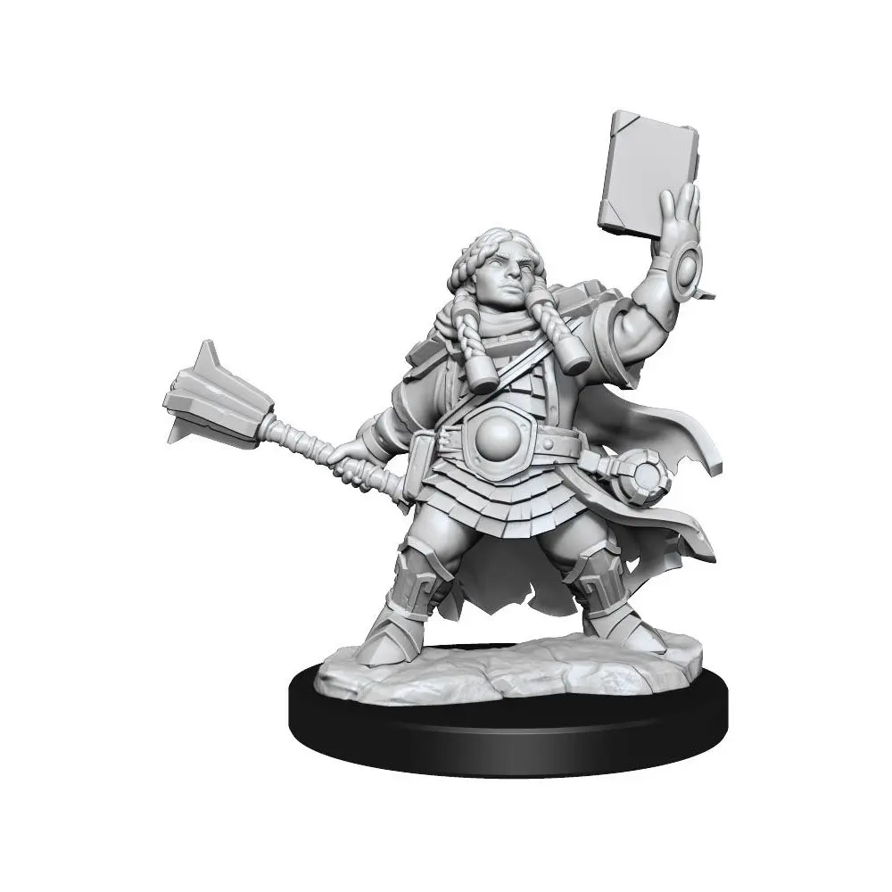 Dungeons &amp; Dragons Frameworks Miniature Model Kit Dwarf Cleric Female product photo