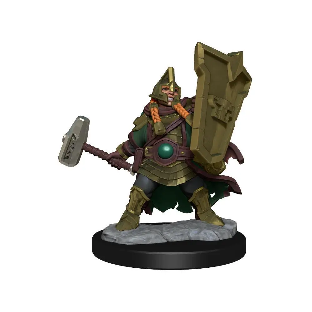 Dungeons &amp; Dragons Frameworks Miniature Model Kit Dwarf Cleric Female product photo
