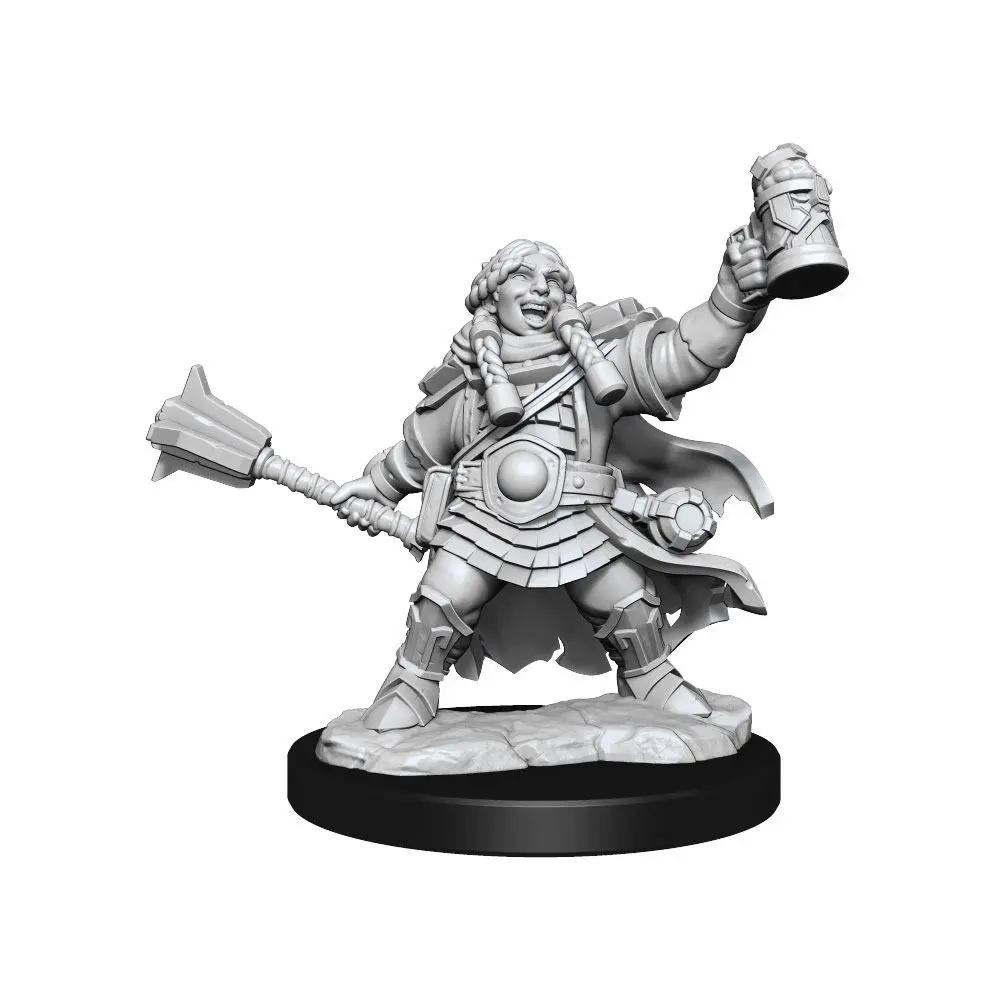 Dungeons &amp; Dragons Frameworks Miniature Model Kit Dwarf Cleric Female product photo