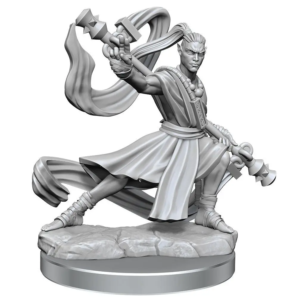 Dungeons &amp; Dragons Frameworks Miniature Model Kit Elf Monk Male product photo