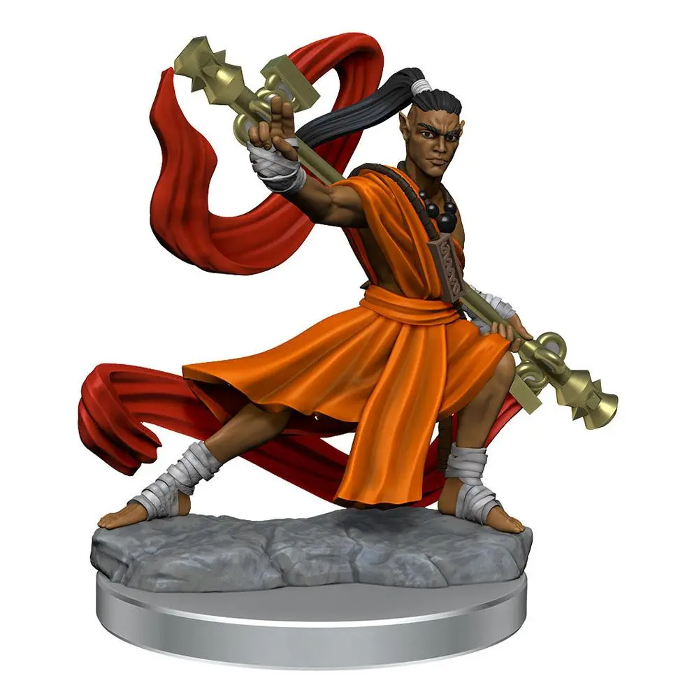 Dungeons &amp; Dragons Frameworks Miniature Model Kit Elf Monk Male product photo
