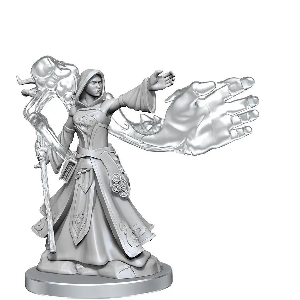Dungeons &amp; Dragons Frameworks Miniature Model Kit Elf Wizard Female product photo