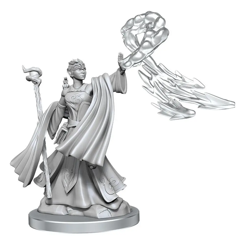 Dungeons &amp; Dragons Frameworks Miniature Model Kit Elf Wizard Female product photo