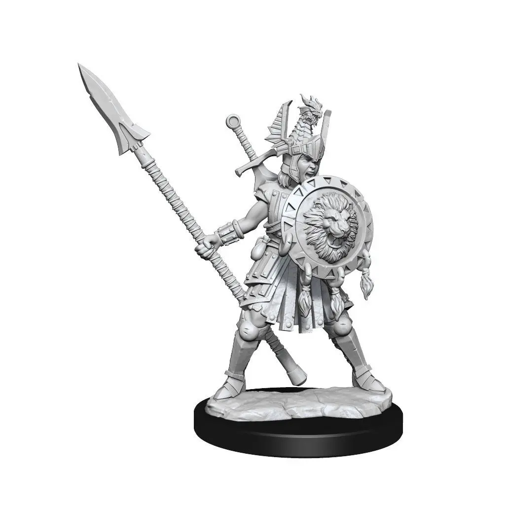 Dungeons &amp; Dragons Frameworks Miniature Model Kit Human Fighter Female product photo
