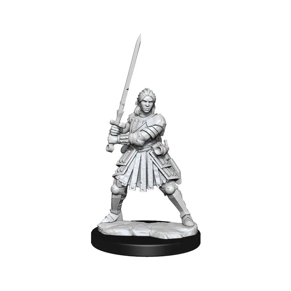 Dungeons &amp; Dragons Frameworks Miniature Model Kit Human Fighter Female product photo