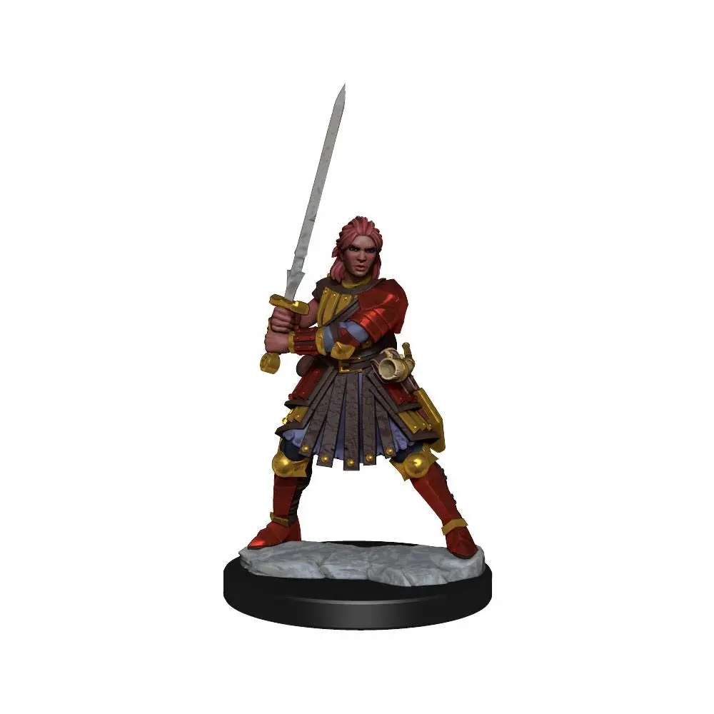 Dungeons &amp; Dragons Frameworks Miniature Model Kit Human Fighter Female product photo