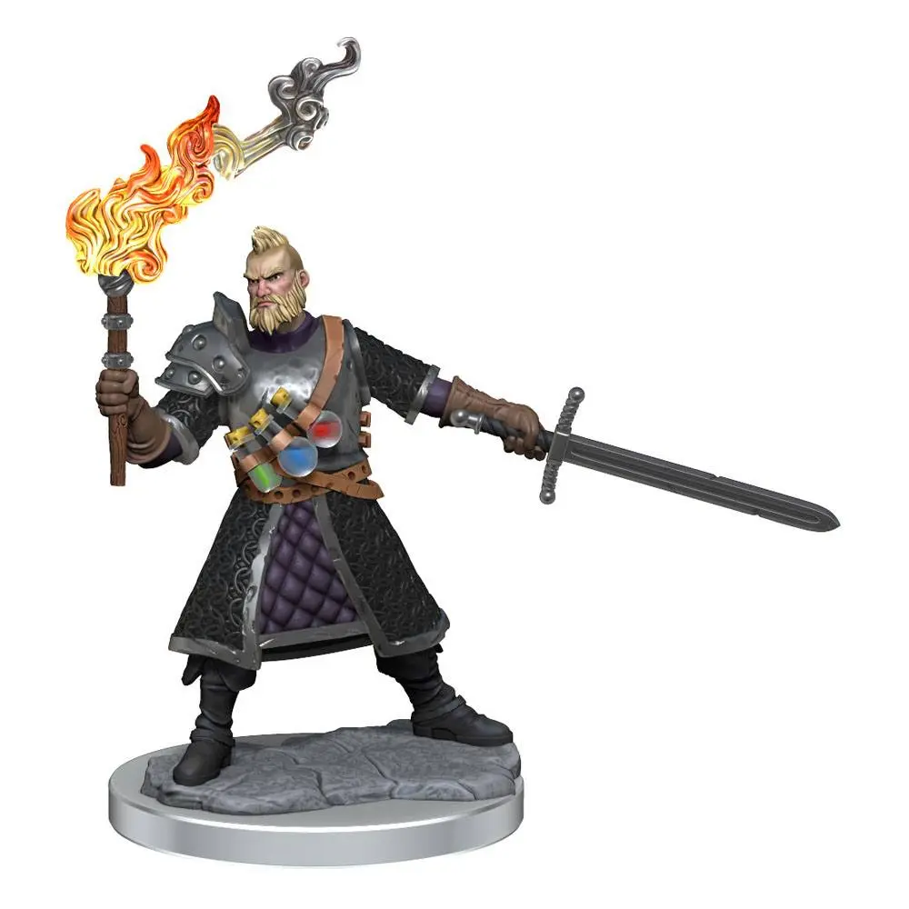 Dungeons &amp; Dragons Frameworks Miniature Model Kit Human Fighter Male product photo