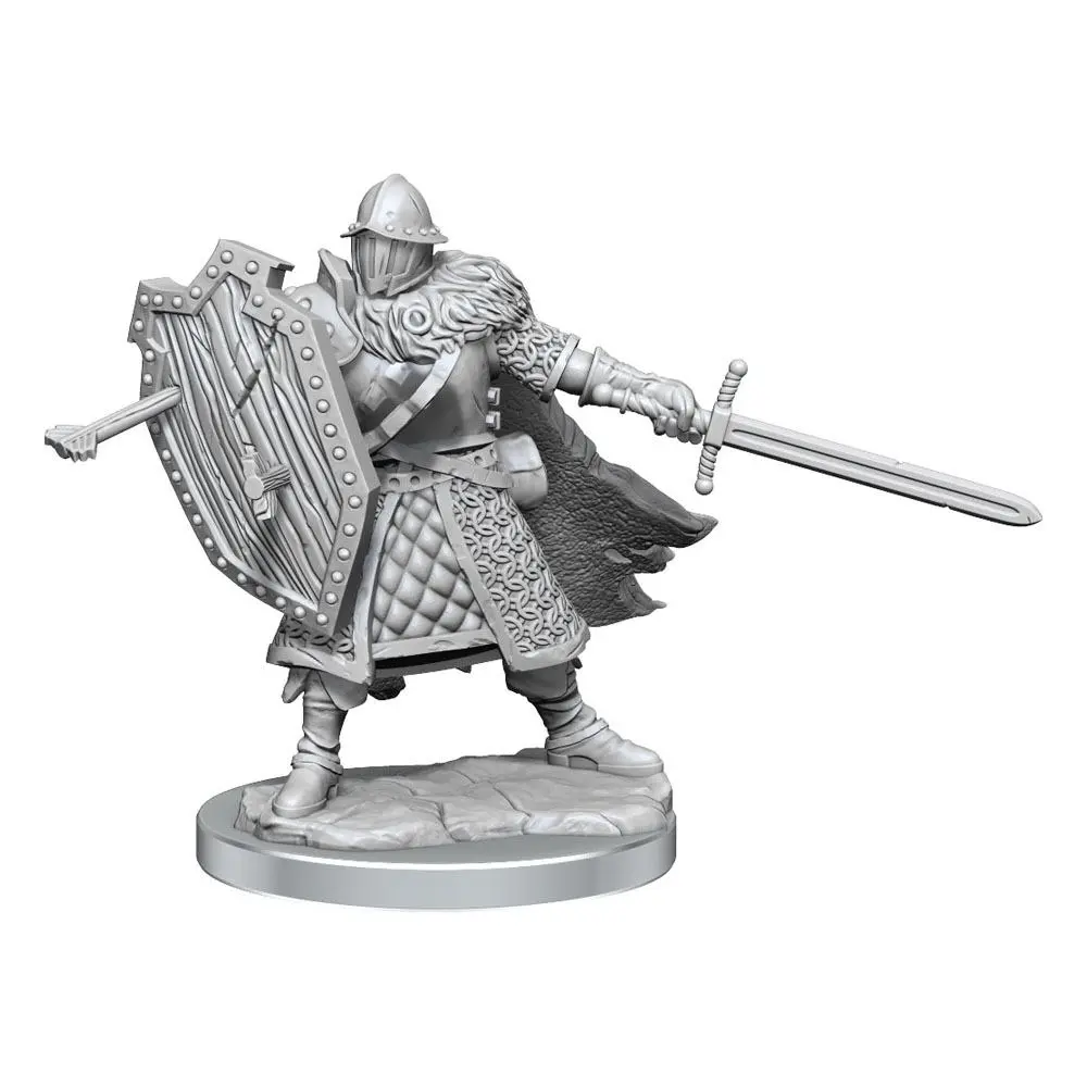 Dungeons &amp; Dragons Frameworks Miniature Model Kit Human Fighter Male product photo