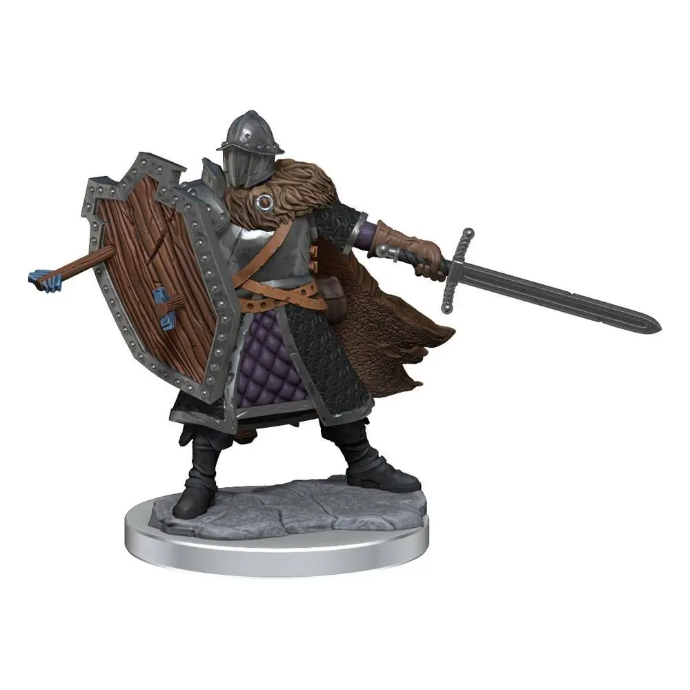 Dungeons &amp; Dragons Frameworks Miniature Model Kit Human Fighter Male product photo
