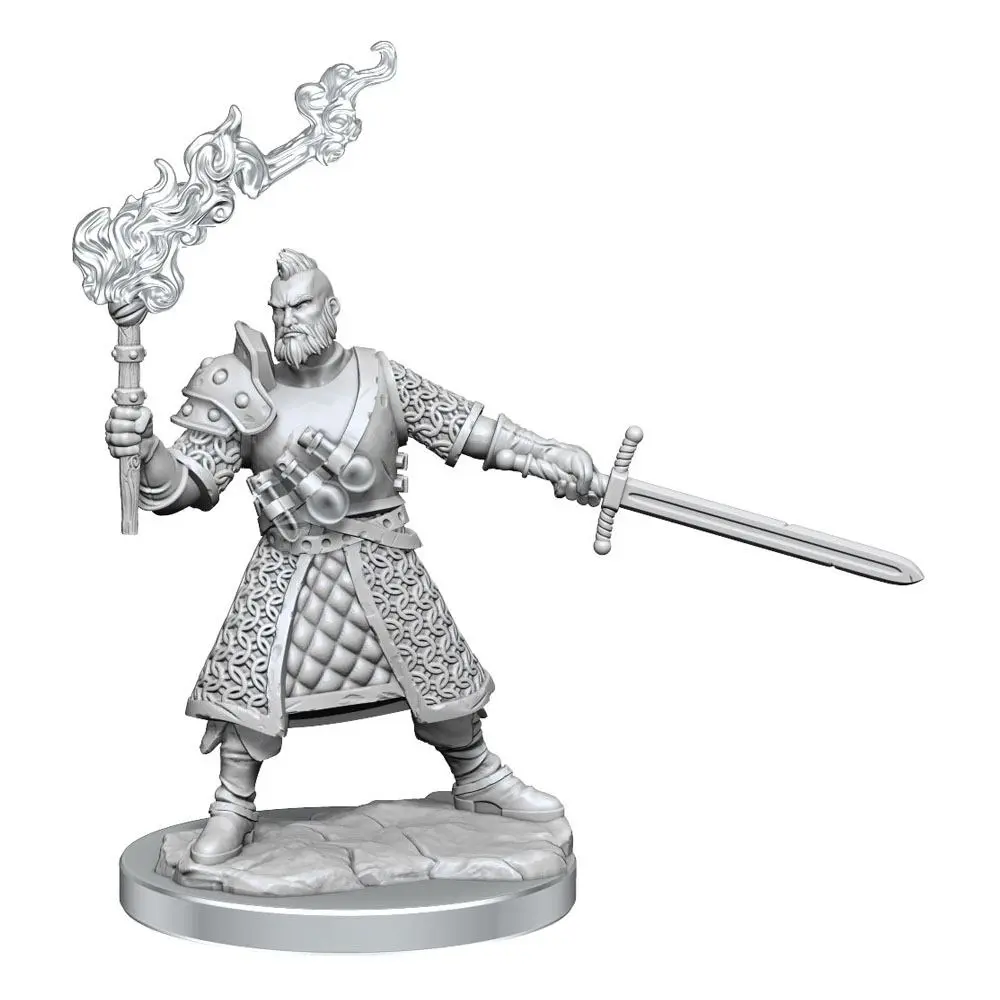 Dungeons &amp; Dragons Frameworks Miniature Model Kit Human Fighter Male product photo