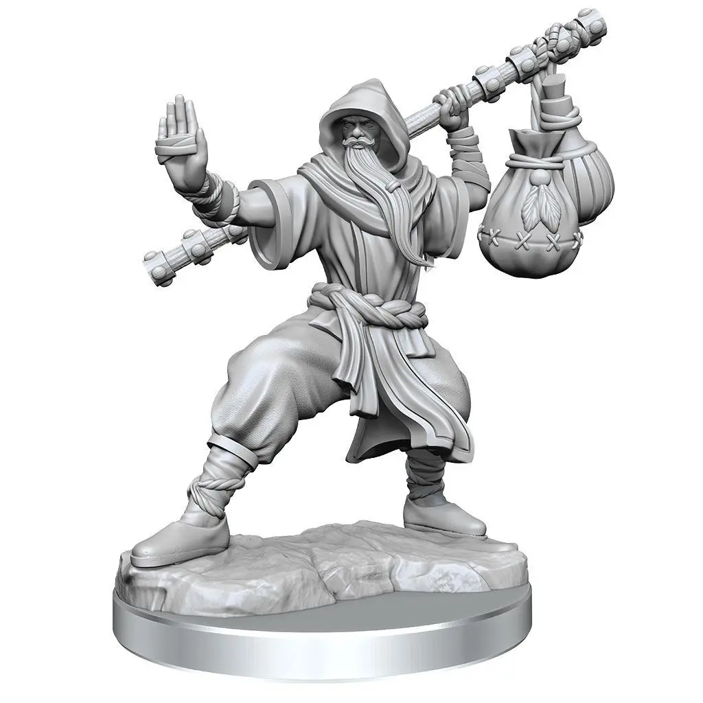 Dungeons &amp; Dragons Frameworks Miniature Model Kit Human Monk Male product photo