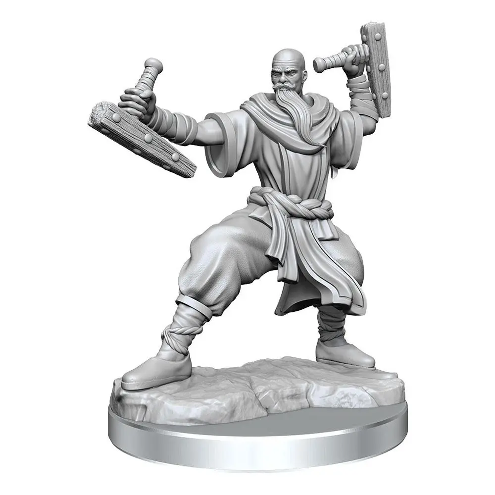 Dungeons &amp; Dragons Frameworks Miniature Model Kit Human Monk Male product photo