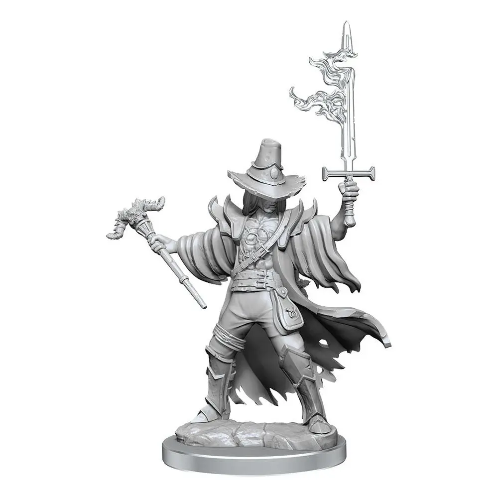 Dungeons &amp; Dragons Frameworks Miniature Model Kit Human Warlock Male product photo