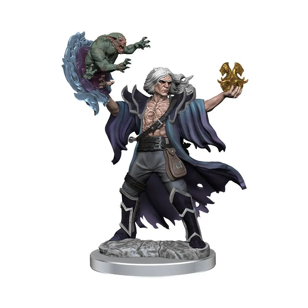 Dungeons &amp; Dragons Frameworks Miniature Model Kit Human Warlock Male product photo