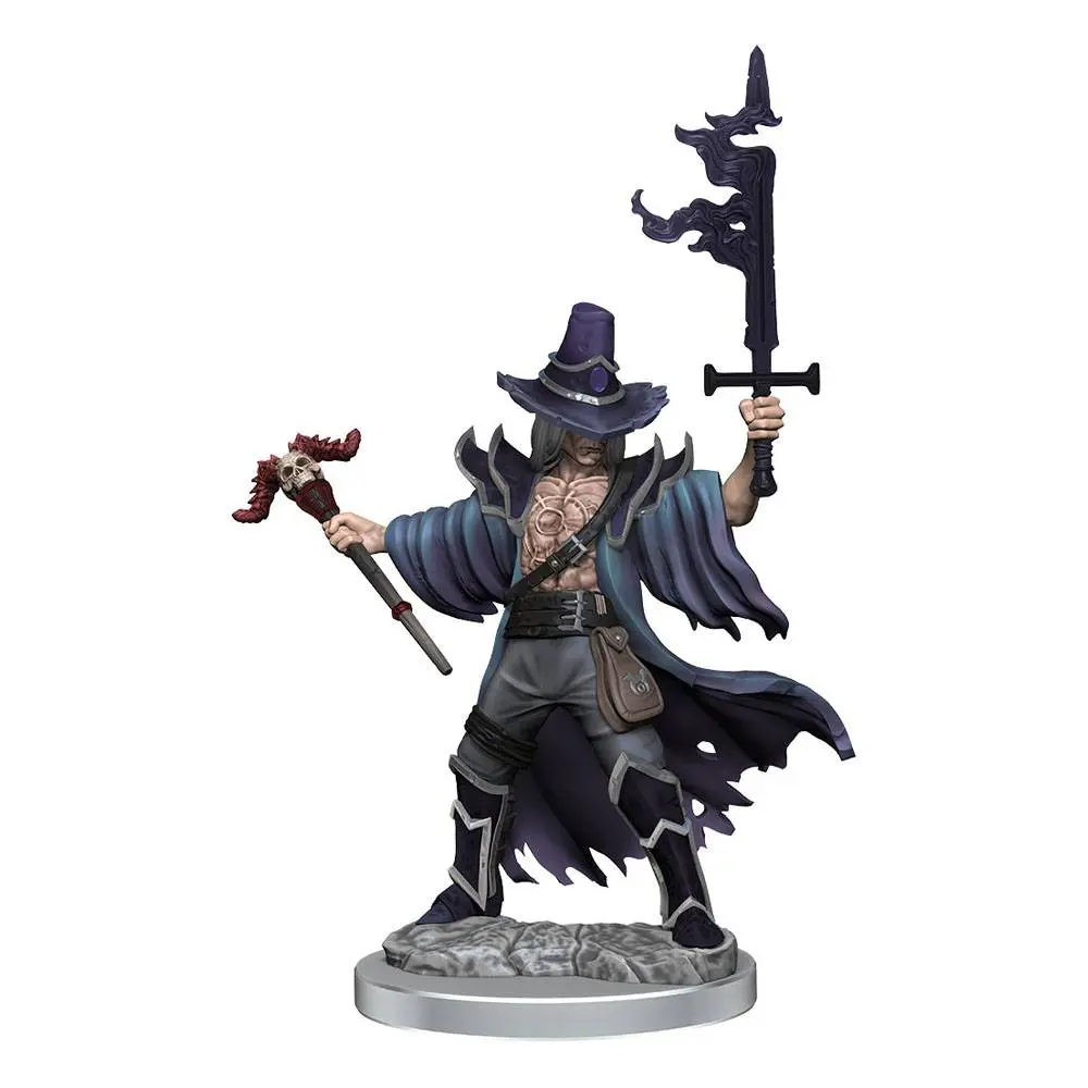 Dungeons &amp; Dragons Frameworks Miniature Model Kit Human Warlock Male product photo