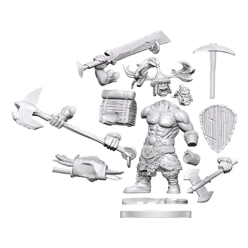 Dungeons &amp; Dragons Frameworks Miniature Model Kit Orc Barbarian Male product photo