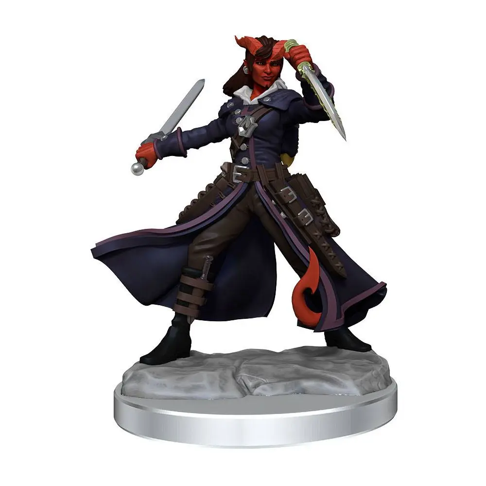 Dungeons &amp; Dragons Frameworks Miniature Model Kit Tiefling Rogue Female product photo