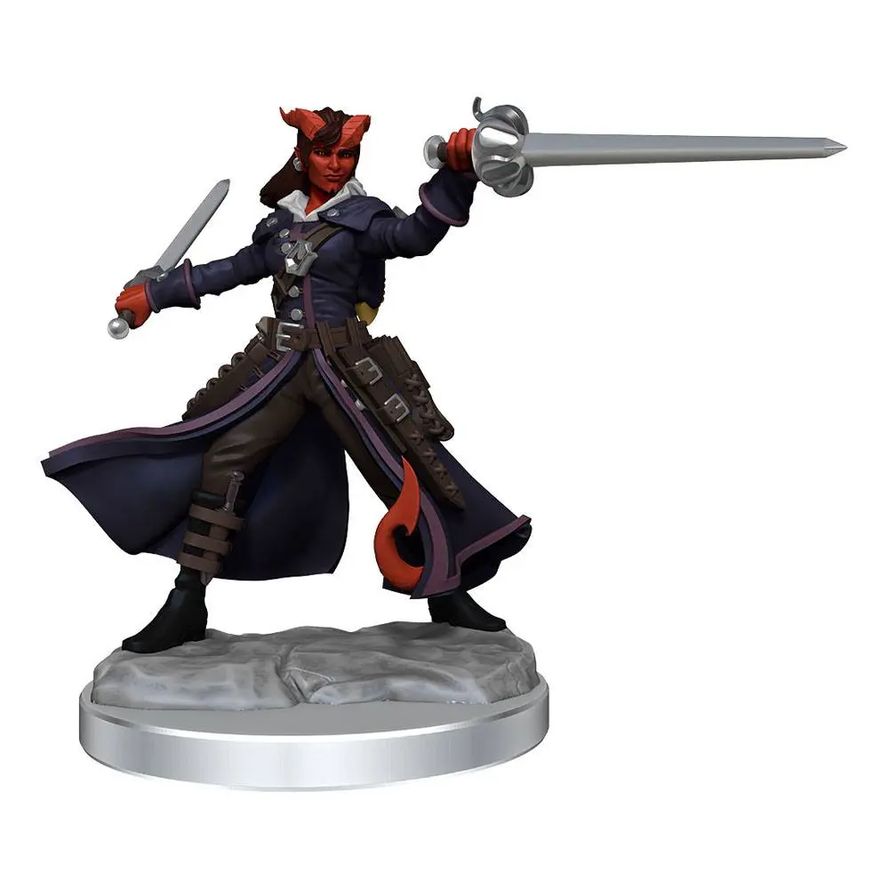 Dungeons &amp; Dragons Frameworks Miniature Model Kit Tiefling Rogue Female product photo