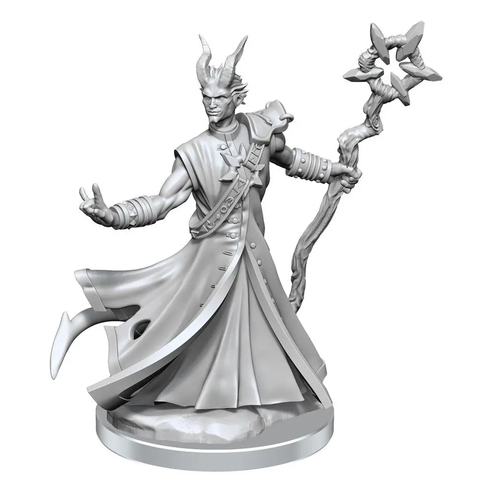 Dungeons &amp; Dragons Frameworks Miniature Model Kit Tiefling Warlock Male product photo