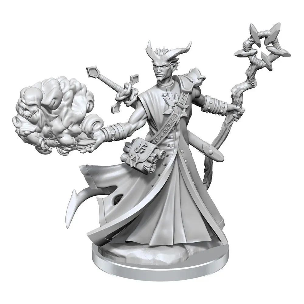Dungeons &amp; Dragons Frameworks Miniature Model Kit Tiefling Warlock Male product photo