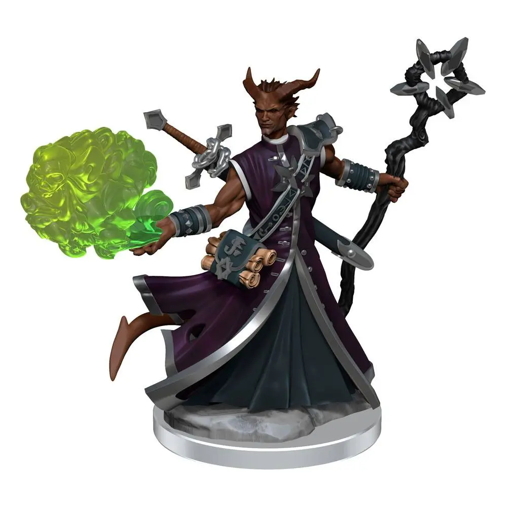 Dungeons &amp; Dragons Frameworks Miniature Model Kit Tiefling Warlock Male product photo