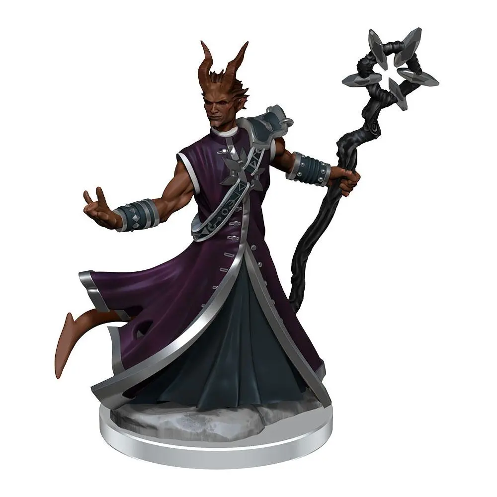 Dungeons &amp; Dragons Frameworks Miniature Model Kit Tiefling Warlock Male product photo