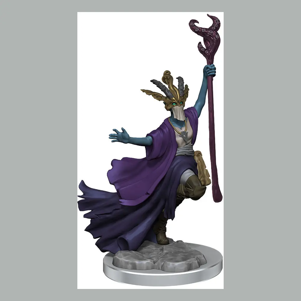 Dungeons &amp; Dragons Frameworks Miniature Model Kit Tiefling Warlock Female product photo