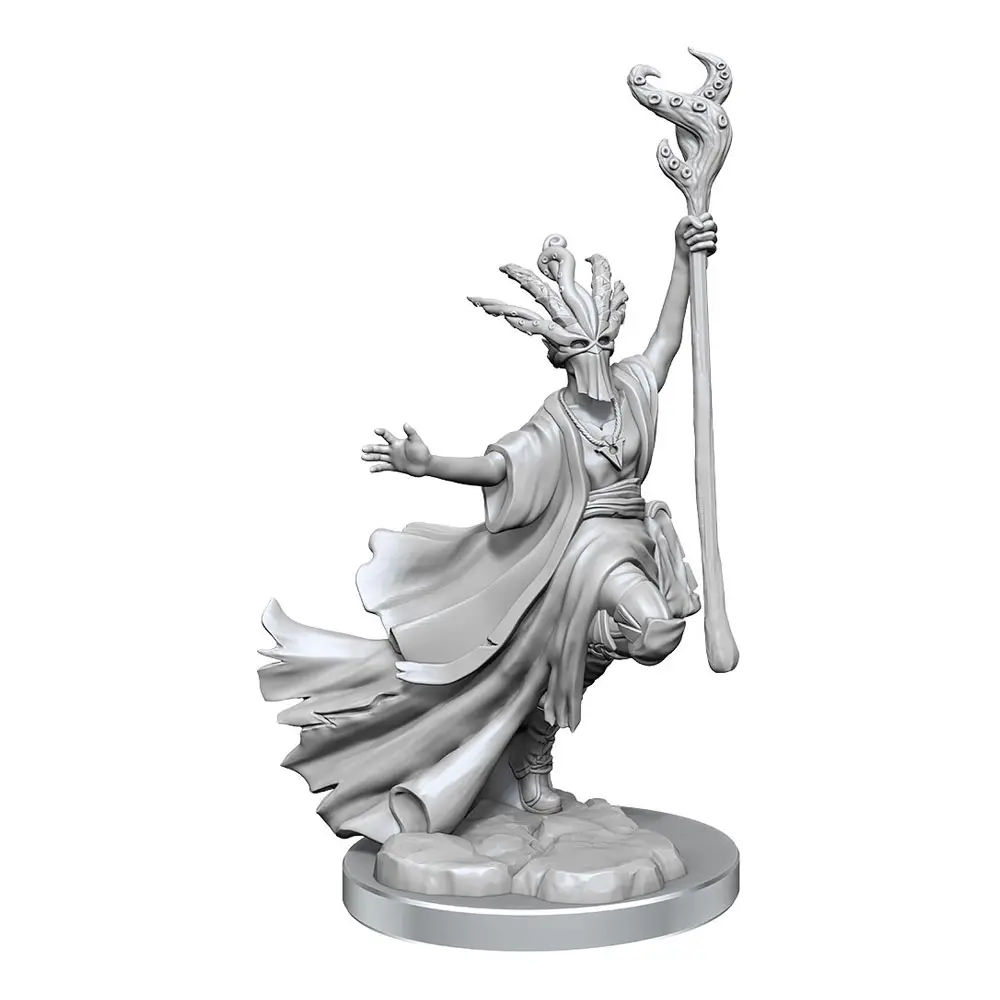 Dungeons &amp; Dragons Frameworks Miniature Model Kit Tiefling Warlock Female product photo