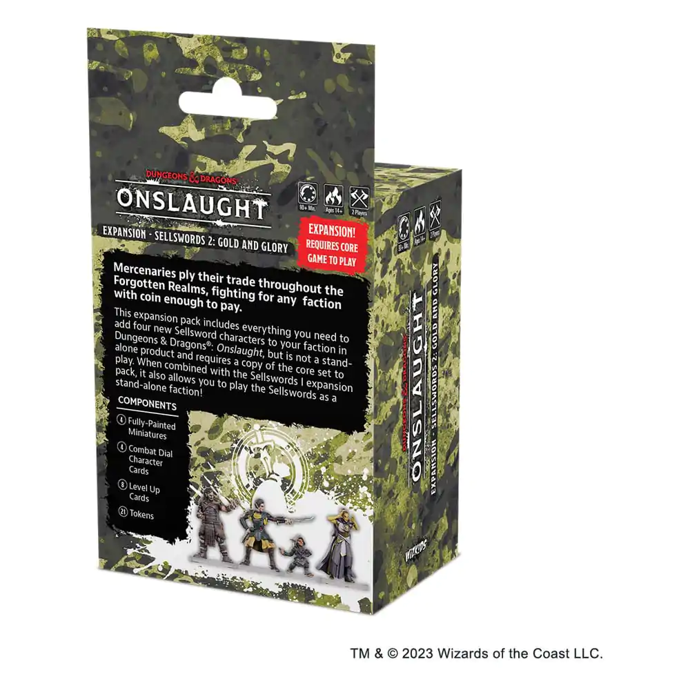 Dungeons & Dragons Game Expansion Onslaught Expansion - Sellswords 2 - Gold and Glory *English Version* termékfotó