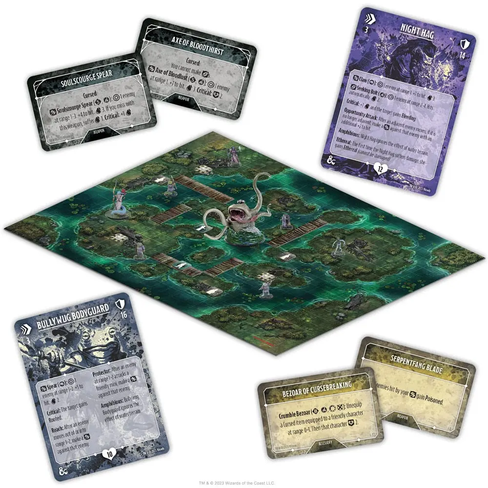 Dungeons &amp; Dragons Game Expansion Onslaught Nightmare of the Frogmire Coven - Maps &amp; Monsters Expansion *English Version* product photo