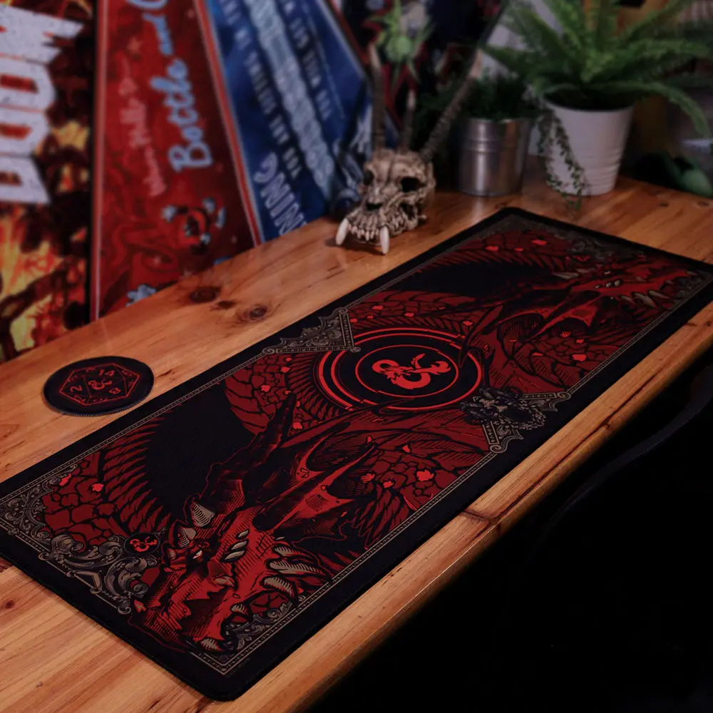 Dungeons & Dragons Desk Pad & Coaster Set Graphic product photo