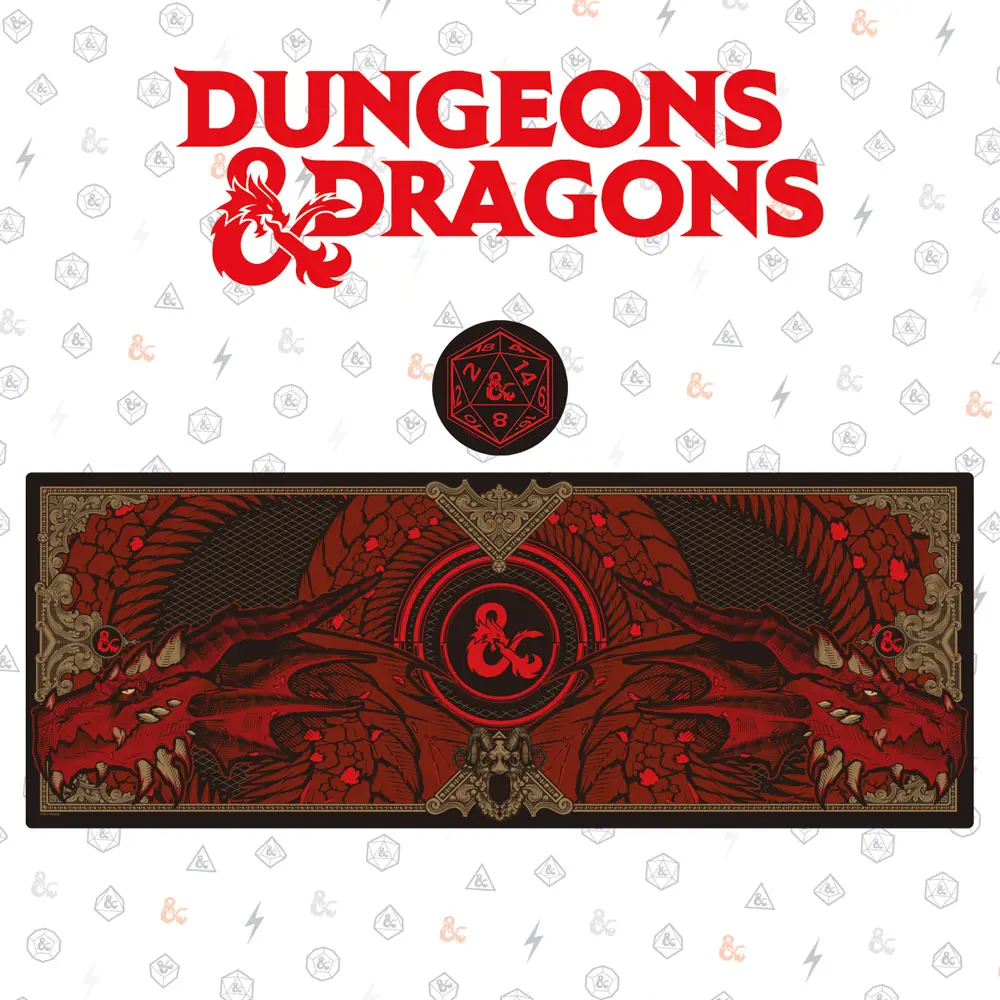 Dungeons & Dragons Desk Pad & Coaster Set Graphic product photo