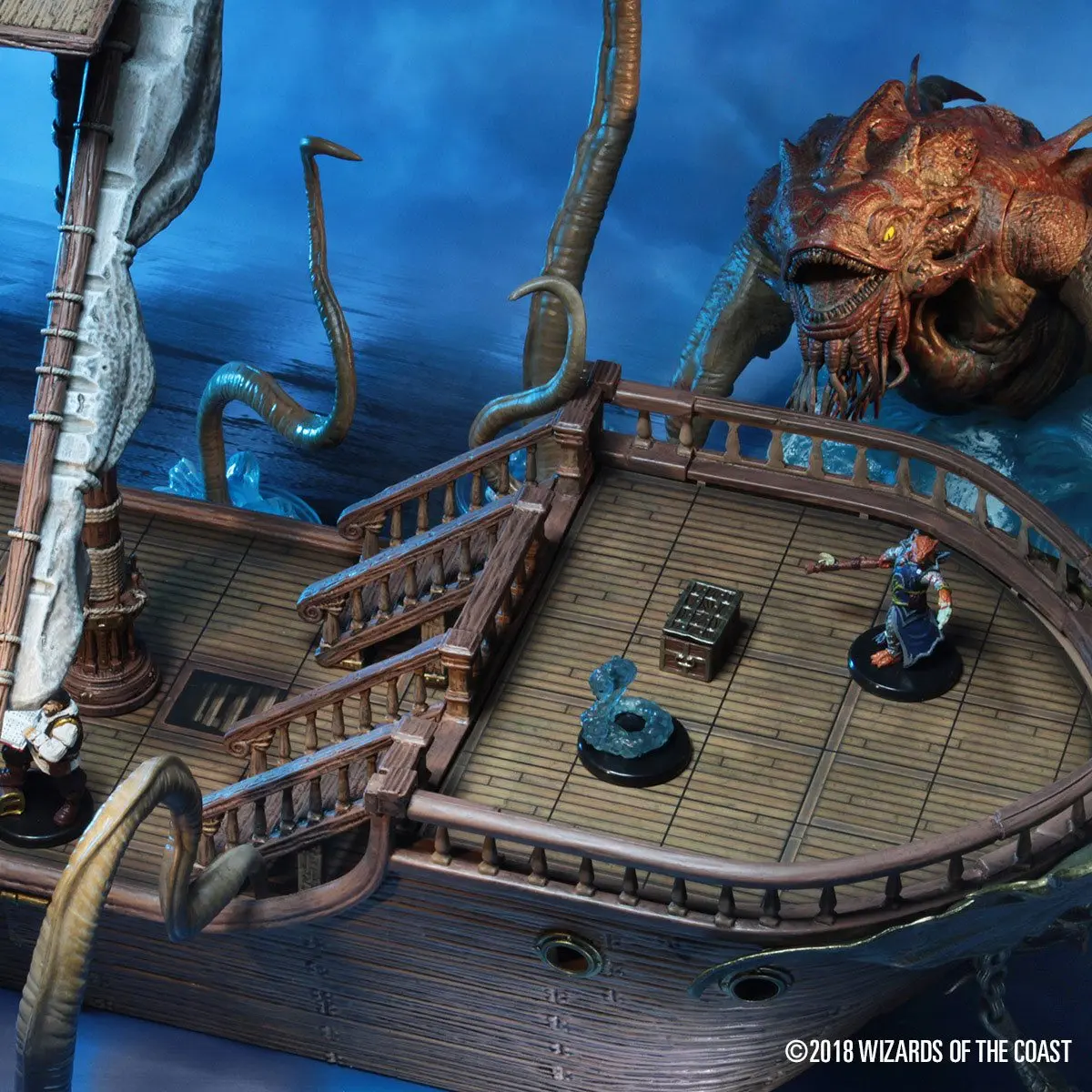 Dungeons &amp; Dragons Icons of the Realm Miniature The Falling Star Sailing Ship product photo