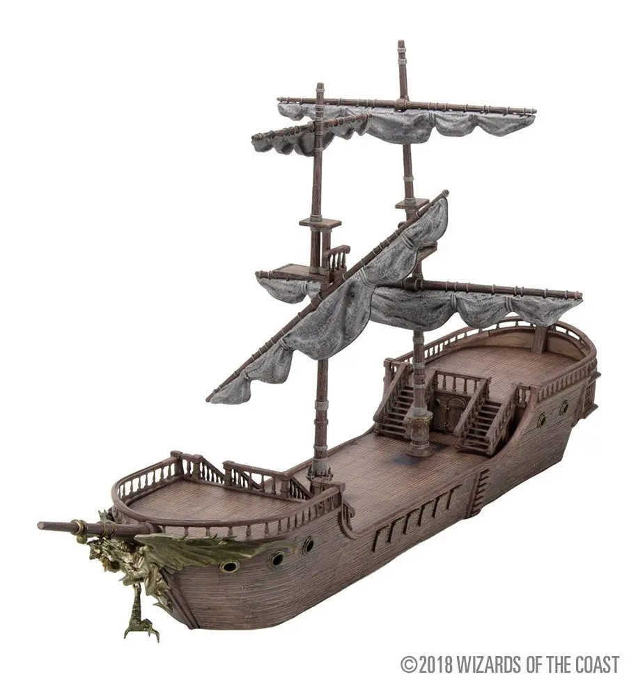 Dungeons &amp; Dragons Icons of the Realm Miniature The Falling Star Sailing Ship product photo