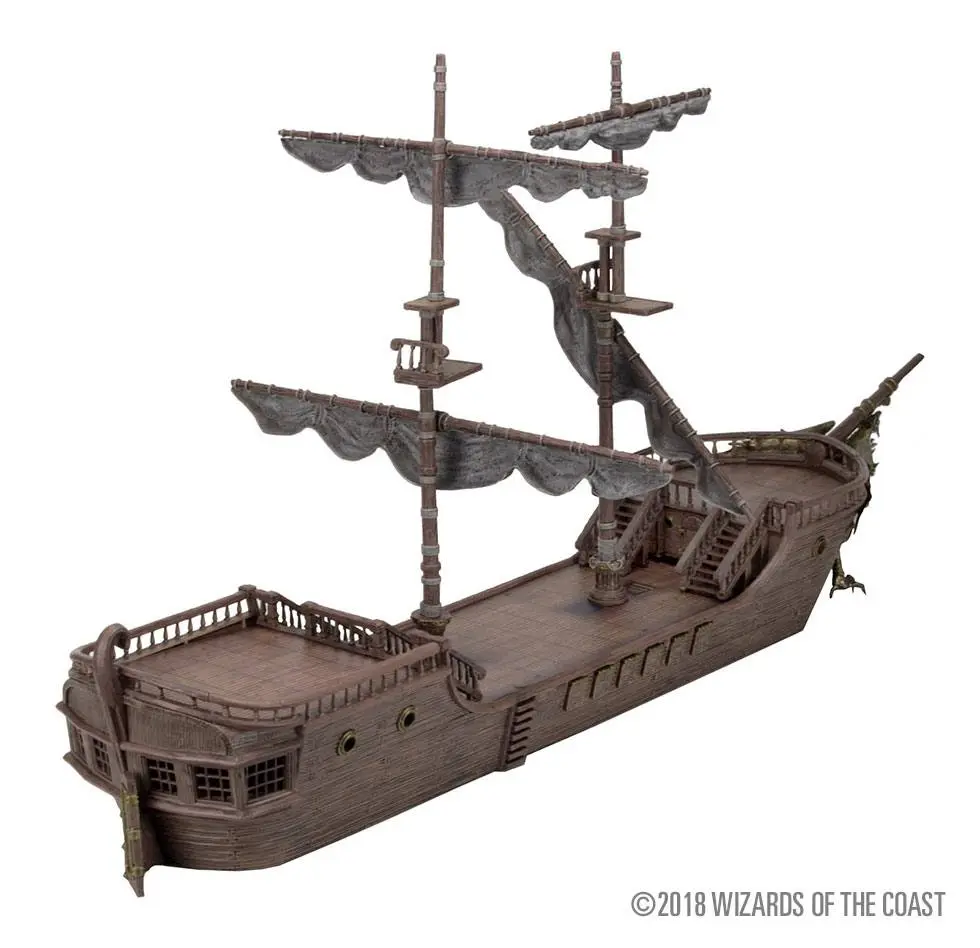 Dungeons &amp; Dragons Icons of the Realm Miniature The Falling Star Sailing Ship product photo