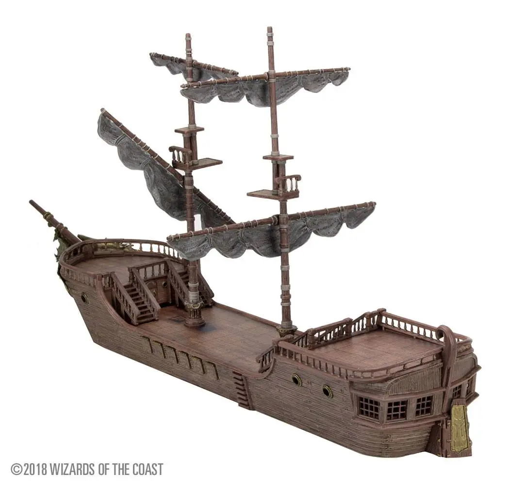 Dungeons &amp; Dragons Icons of the Realm Miniature The Falling Star Sailing Ship product photo