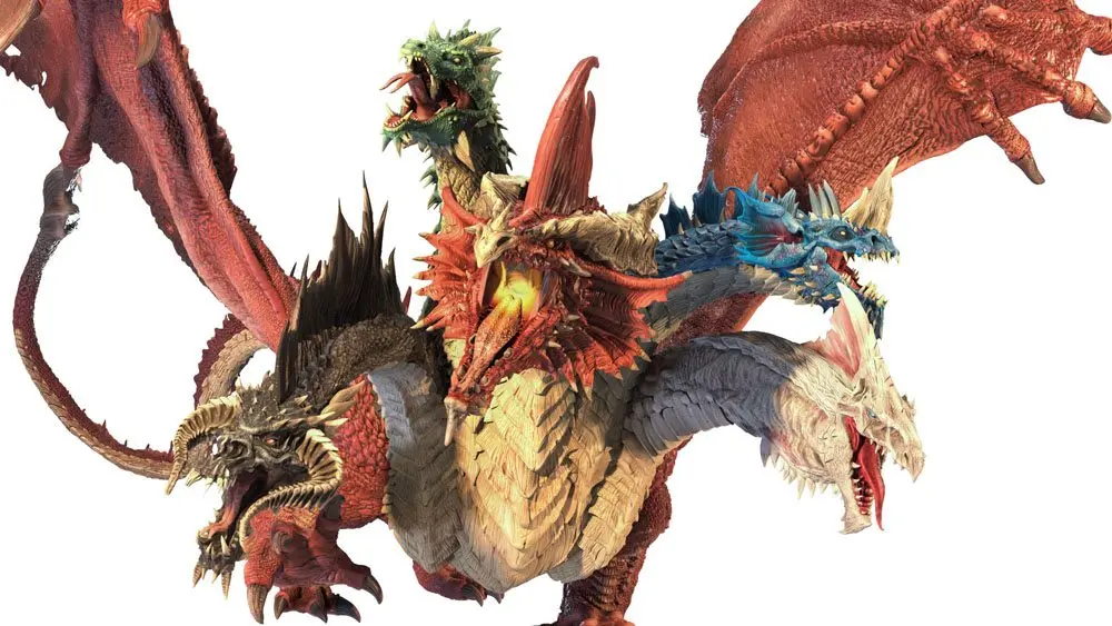 Dungeons &amp; Dragons Icons of the Realms Premium Miniature pre-painted Gargantuan Tiamat 37 cm product photo