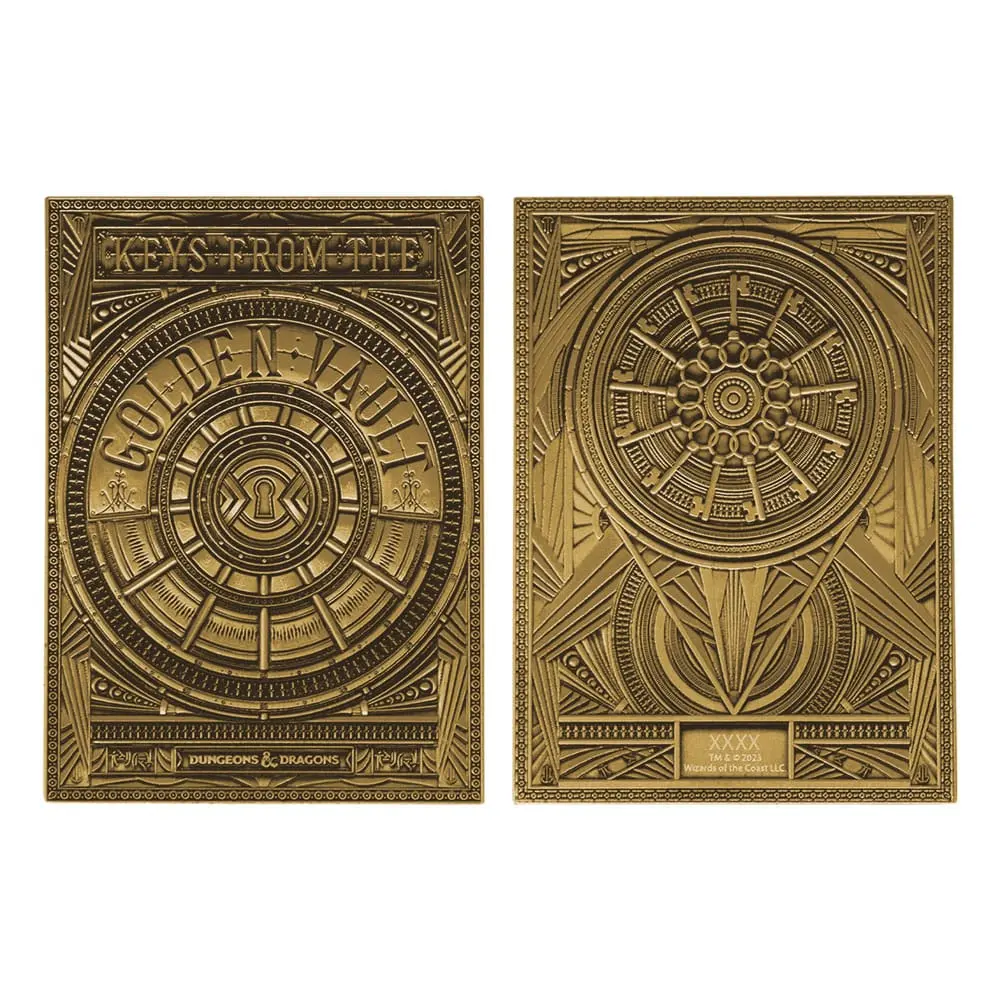 Dungeons &amp; Dragons Metal Card Keys From The Golden Vault Limited Edition product photo