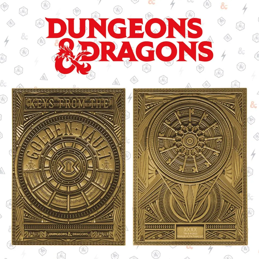 Dungeons &amp; Dragons Metal Card Keys From The Golden Vault Limited Edition product photo