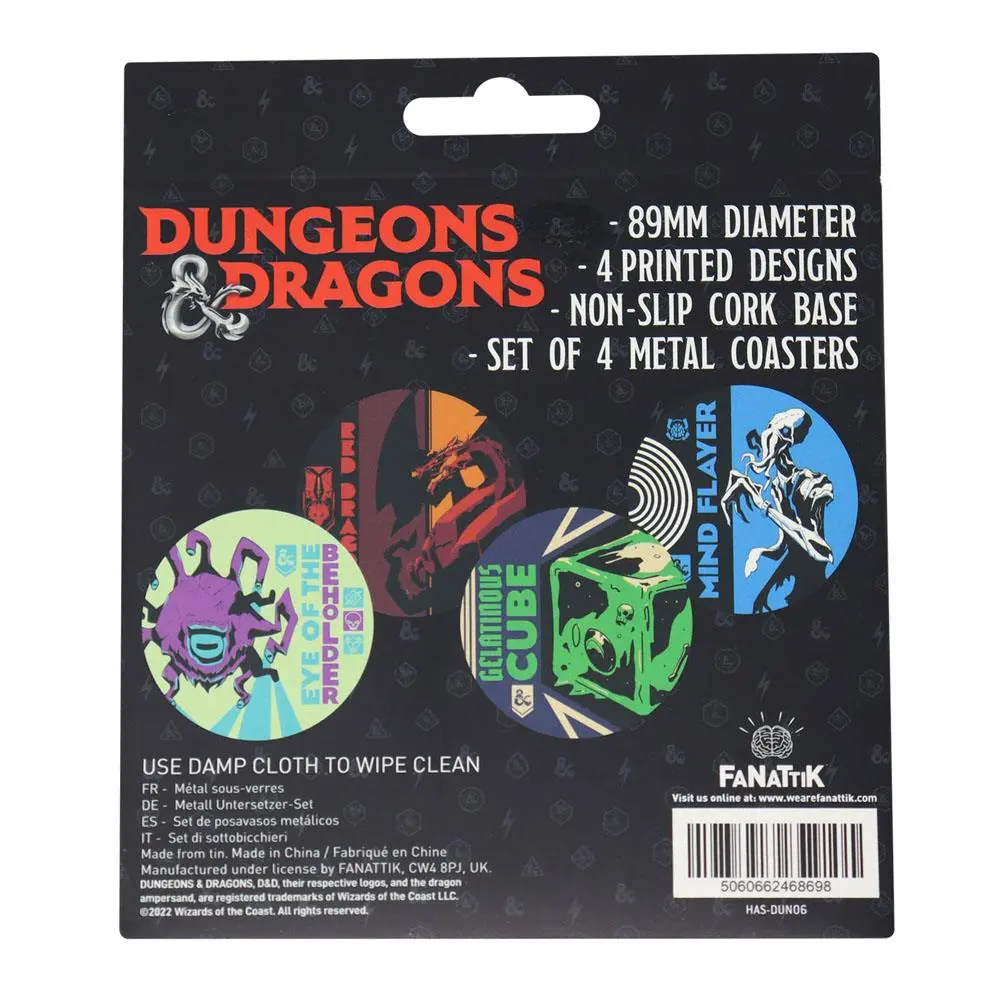 Dungeons & Dragons Coaster 4-Pack termékfotó