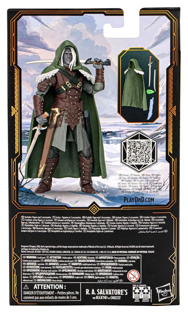 Dungeons &amp; Dragons: R.A. Salvatore's The Legend of Drizzt Golden Archive Action Figure Drizzt 15 cm product photo