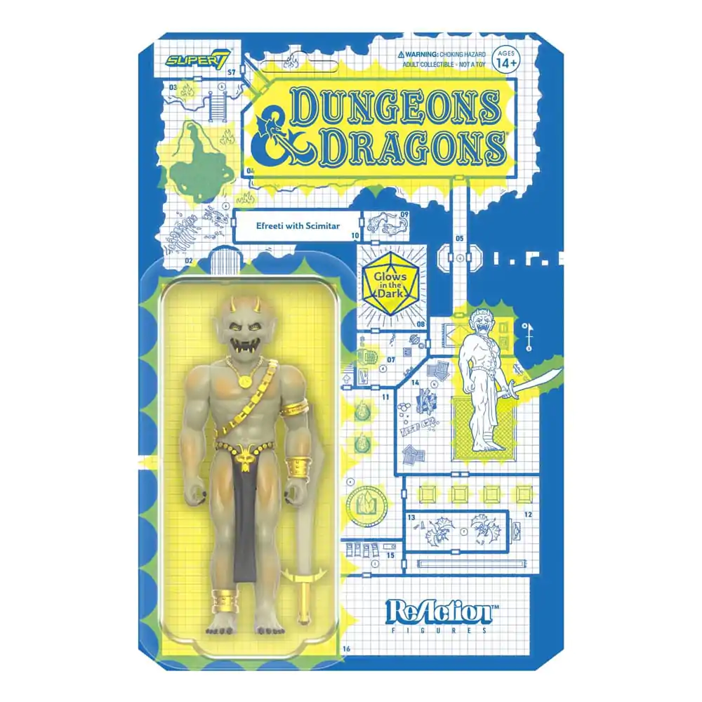 Dungeons & Dragons ReAction Action Figure Wave 04 Efreeti Glow in the Dark 10 cm termékfotó