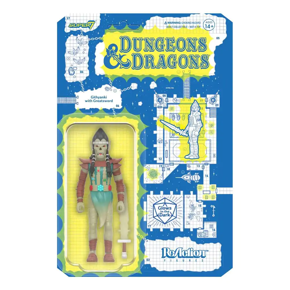 Dungeons & Dragons ReAction Action Figure Wave 04 Githyanki Glow in the Dark 10 cm termékfotó