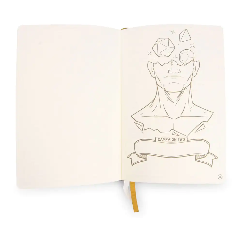 Dungeons &amp; Dragons RPG Journal 5e Black product photo