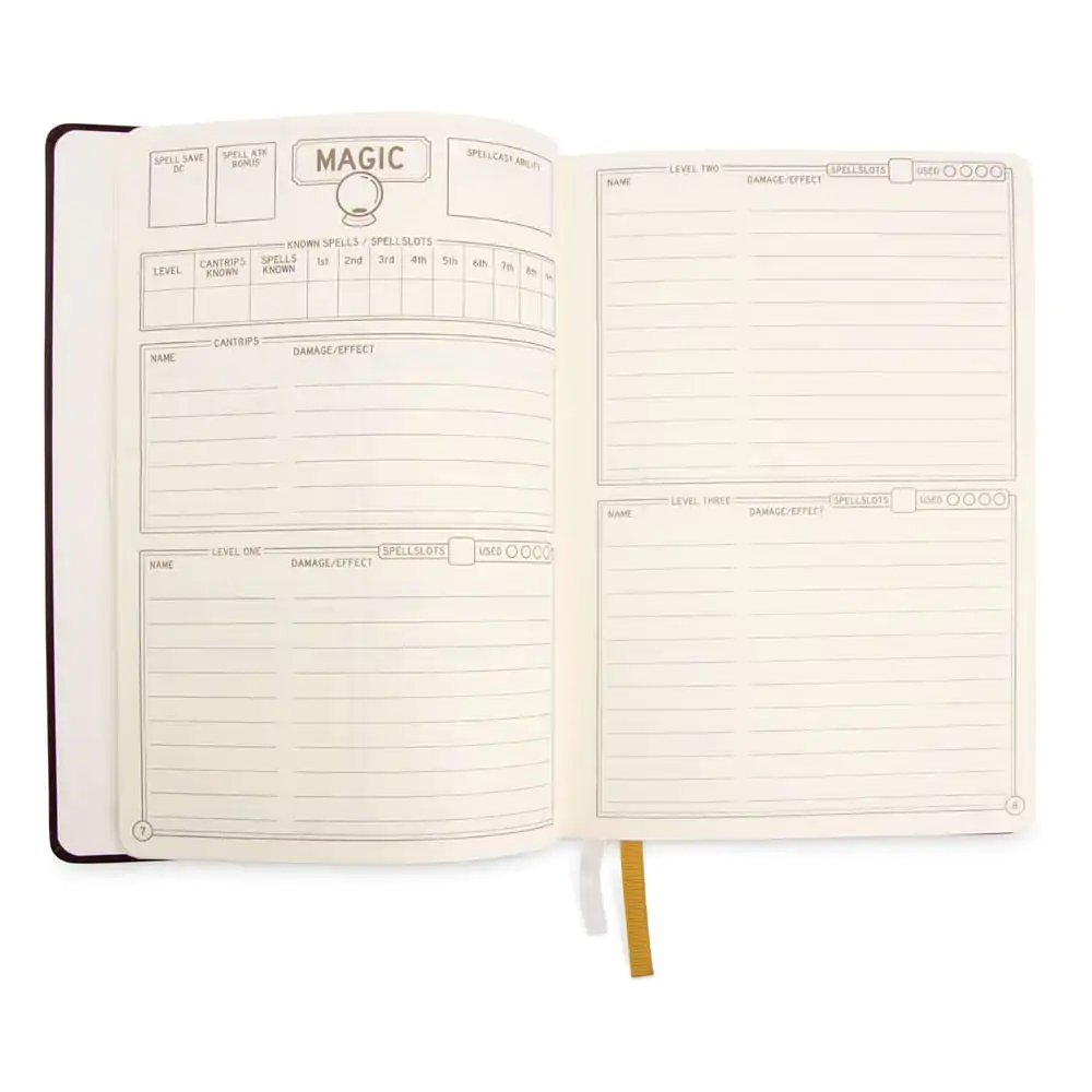 Dungeons &amp; Dragons RPG Journal 5e Black product photo