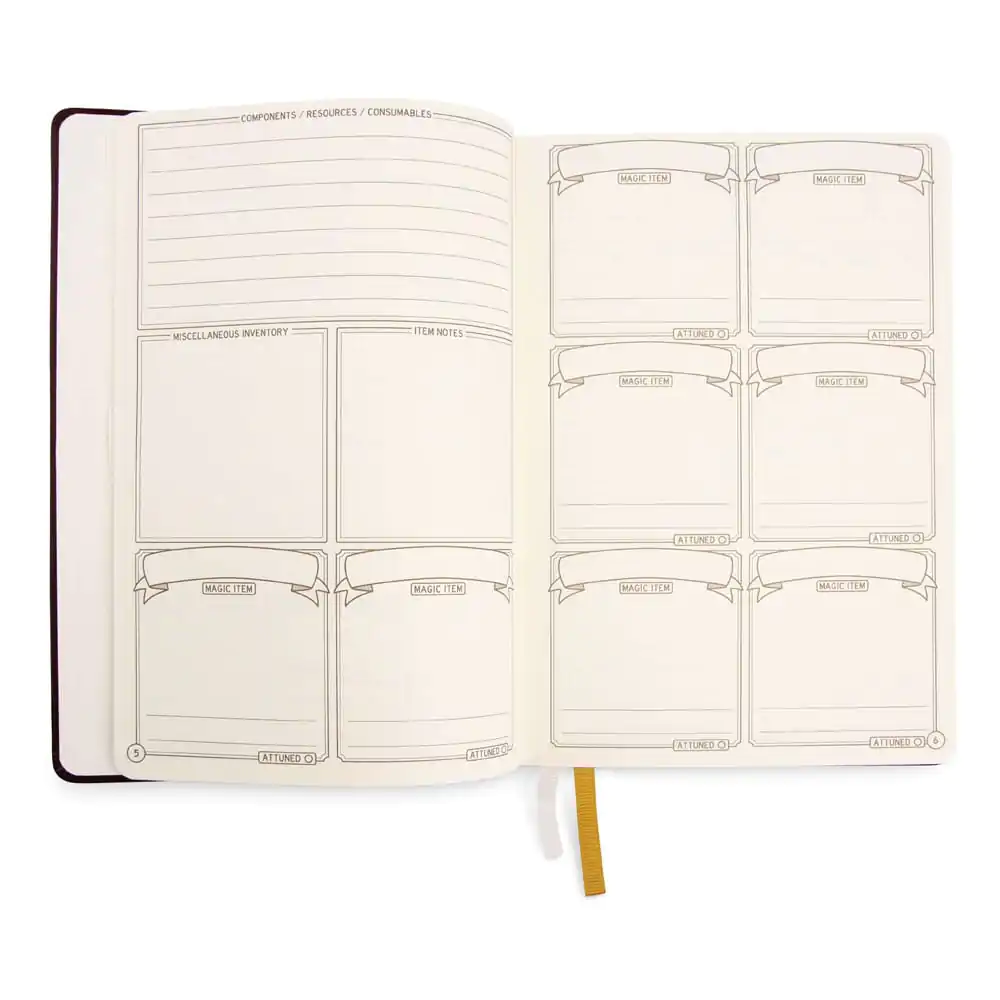 Dungeons &amp; Dragons RPG Journal 5e Black product photo