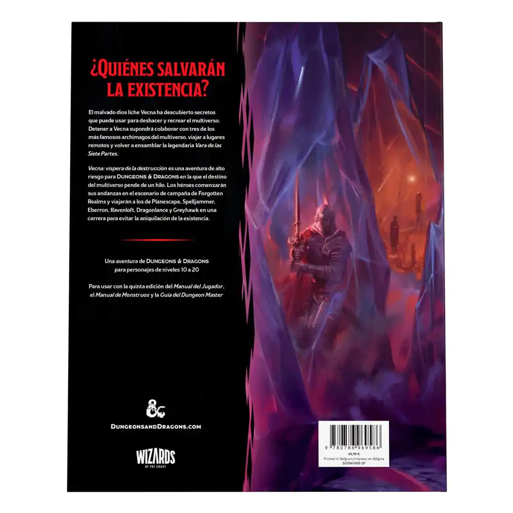 Dungeons & Dragons RPG Adventure Vecna: Víspera de la Destrucción spanish product photo