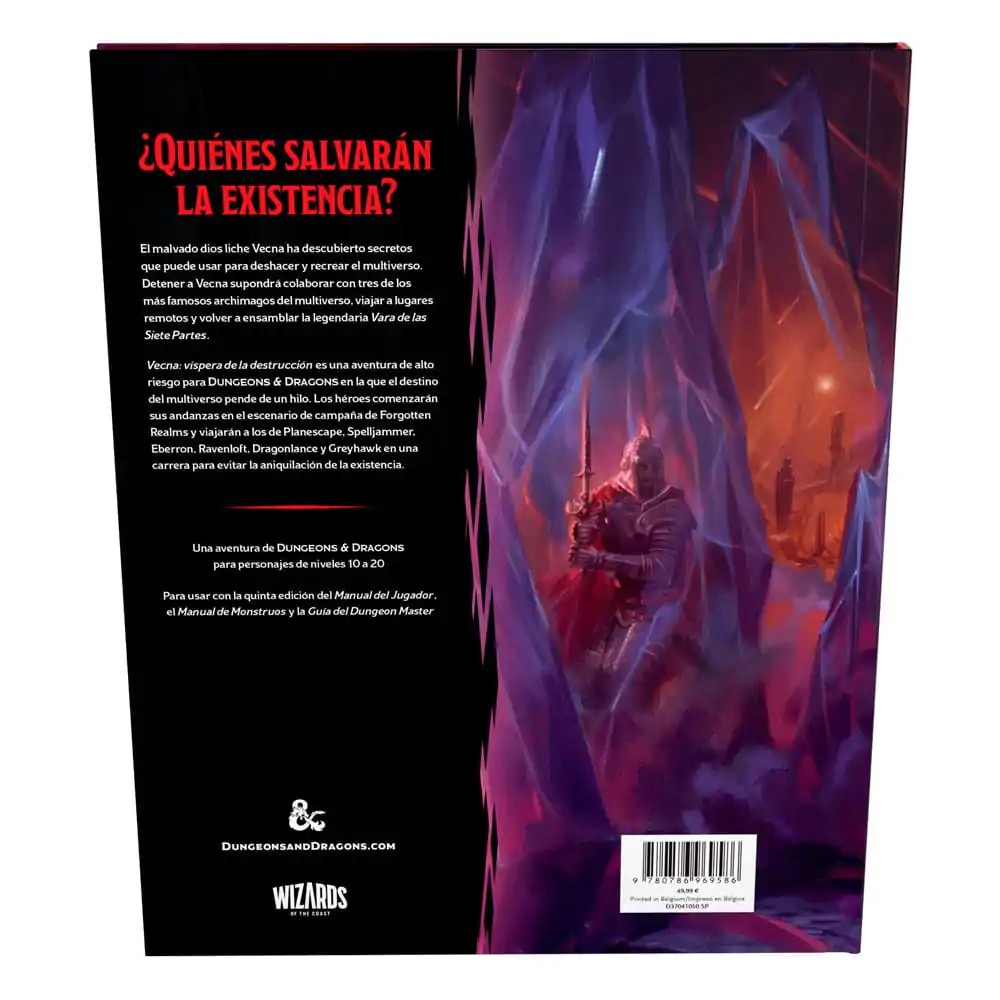 Dungeons & Dragons RPG Adventure Vecna: Víspera de la Destrucción spanish product photo